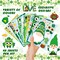 48 Sheets St. Patrick's Day Make a Face Stickers, Saint Patrick's Gnomes and Animals Crafts Stickers for Kids, Classroom Gifts and Party Favors Supplies